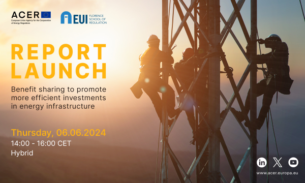 ACER-FSR report launch: benefit sharing to promote more efficient investments in energy infrastructure