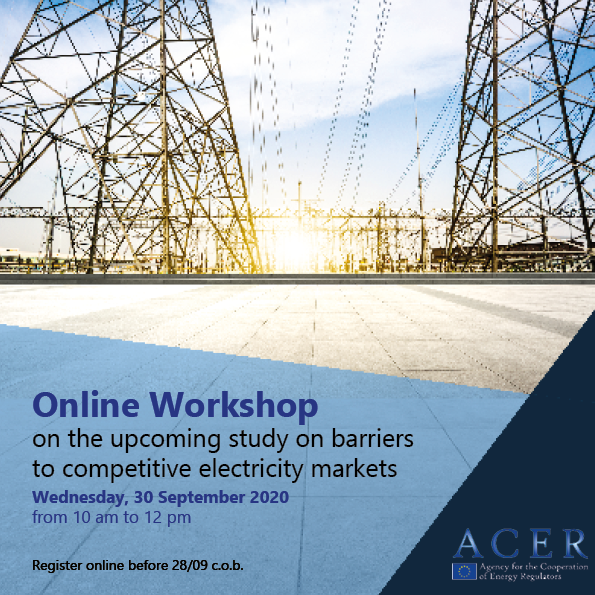 Online Workshop on the upcoming study on barriers to competitive electricity markets 