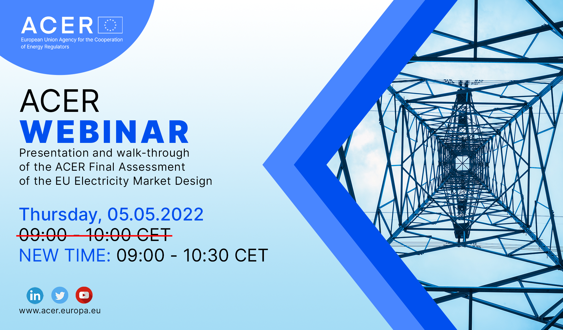 ACER webinar: presentation and walk-through of the ACER Final Assessment of the EU Electricity Market Design