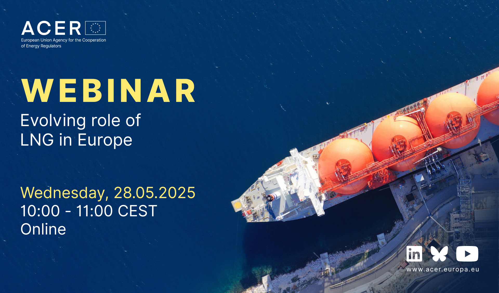 ACER webinar: Evolving role of LNG in Europe