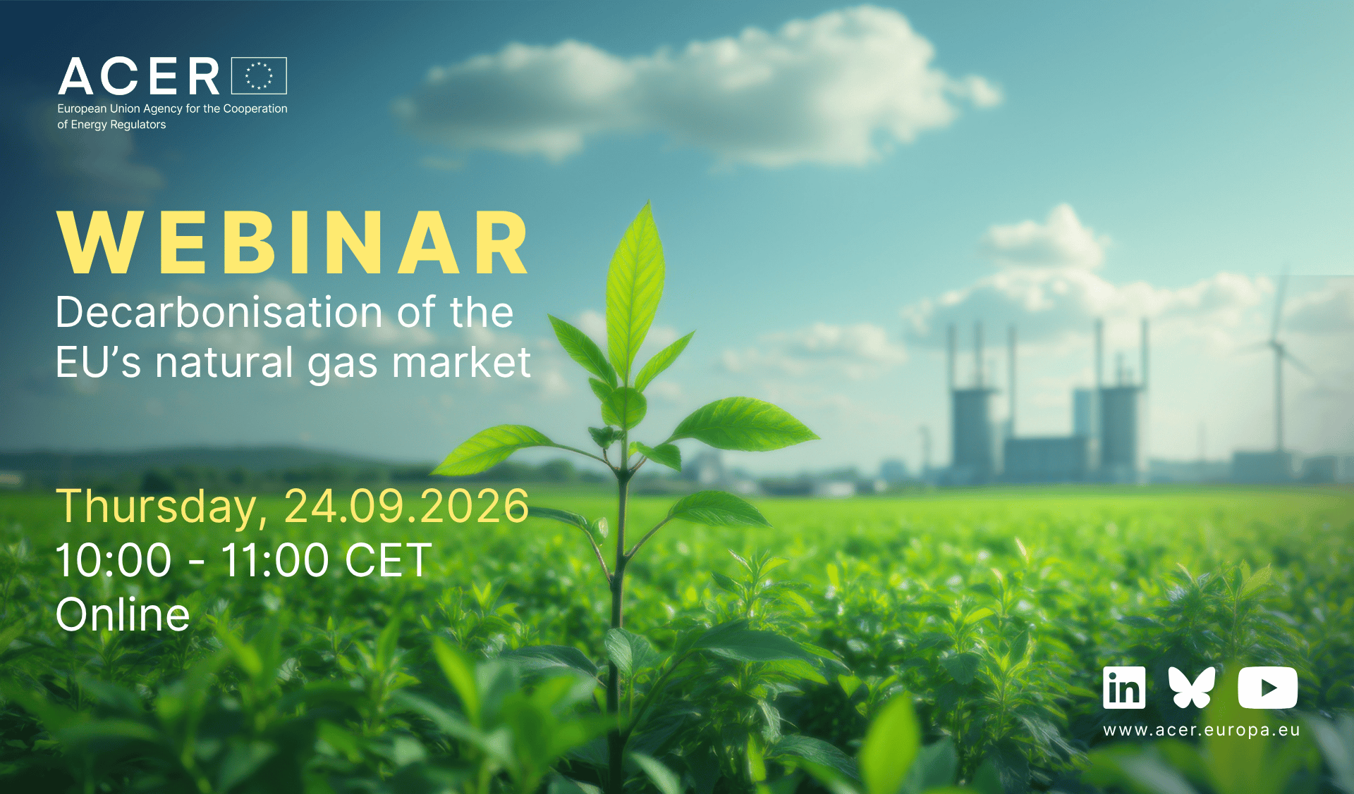ACER webinar on gas decarbonisation