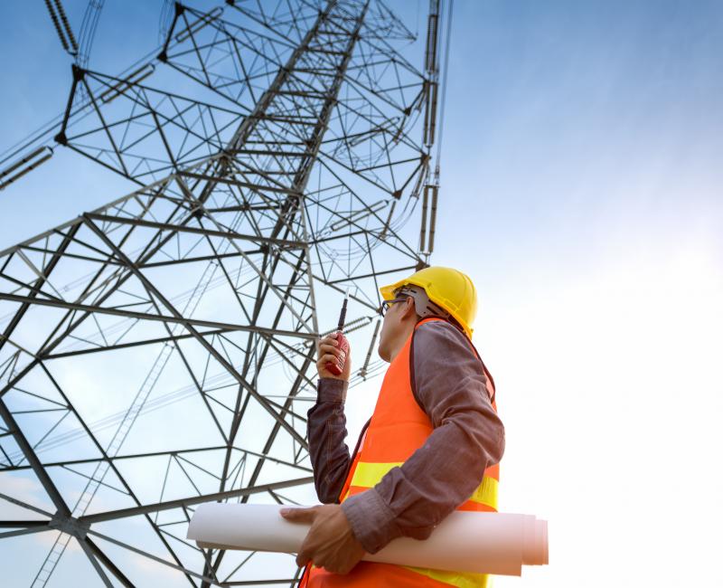 High voltage tower