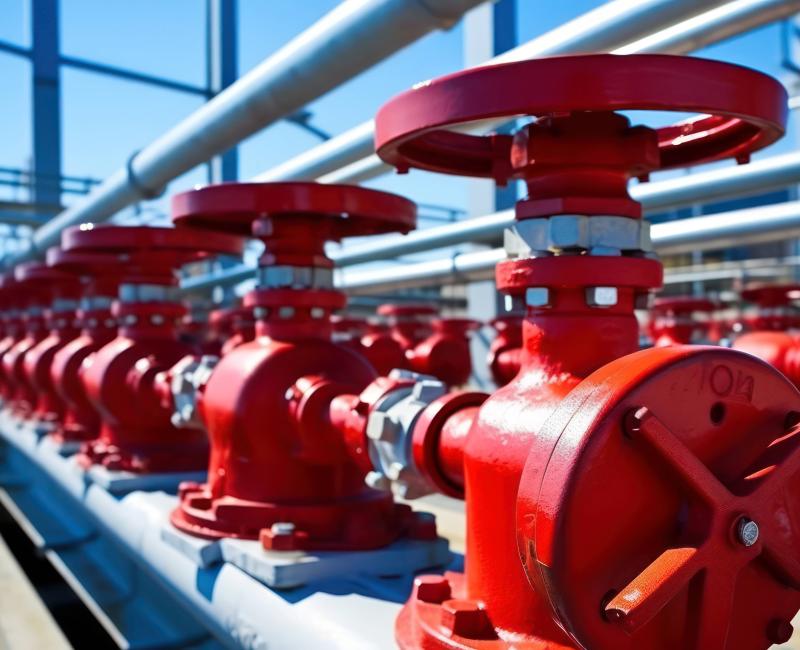 Gas pipes
