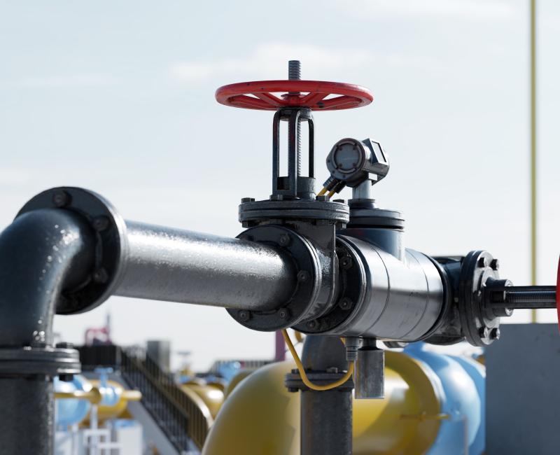 Gas pipe