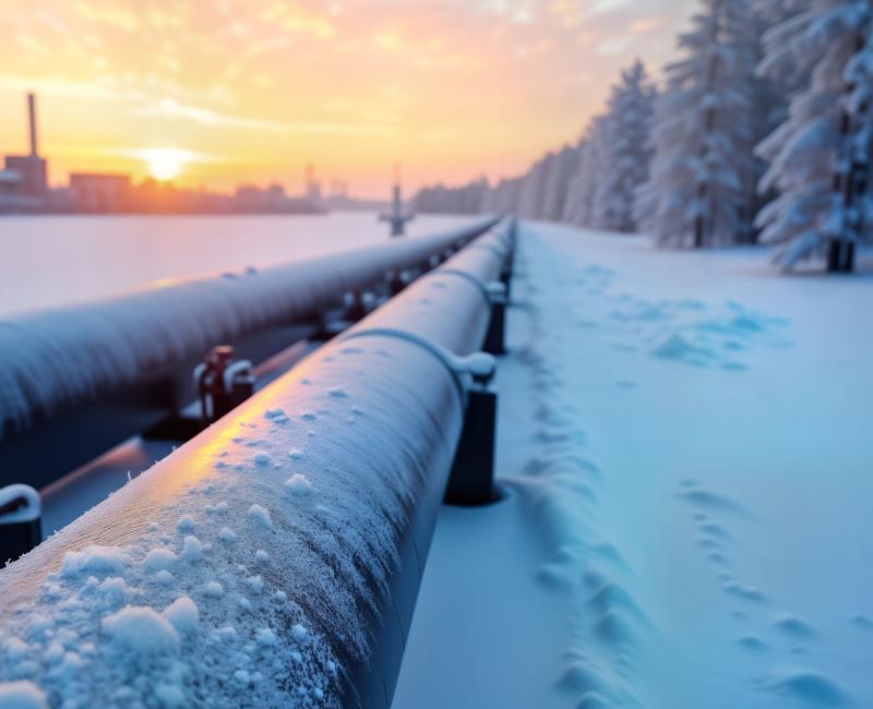 Gas pipes