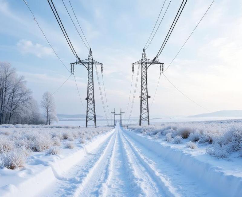 Electricity pylons