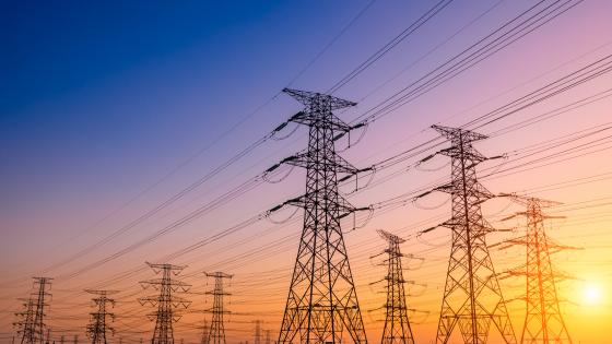 Electricity pillars
