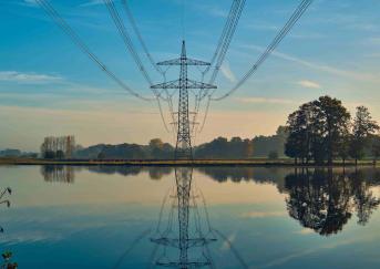 Electricity pylons